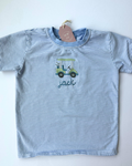 Boys Striped Golf Cart Shirt