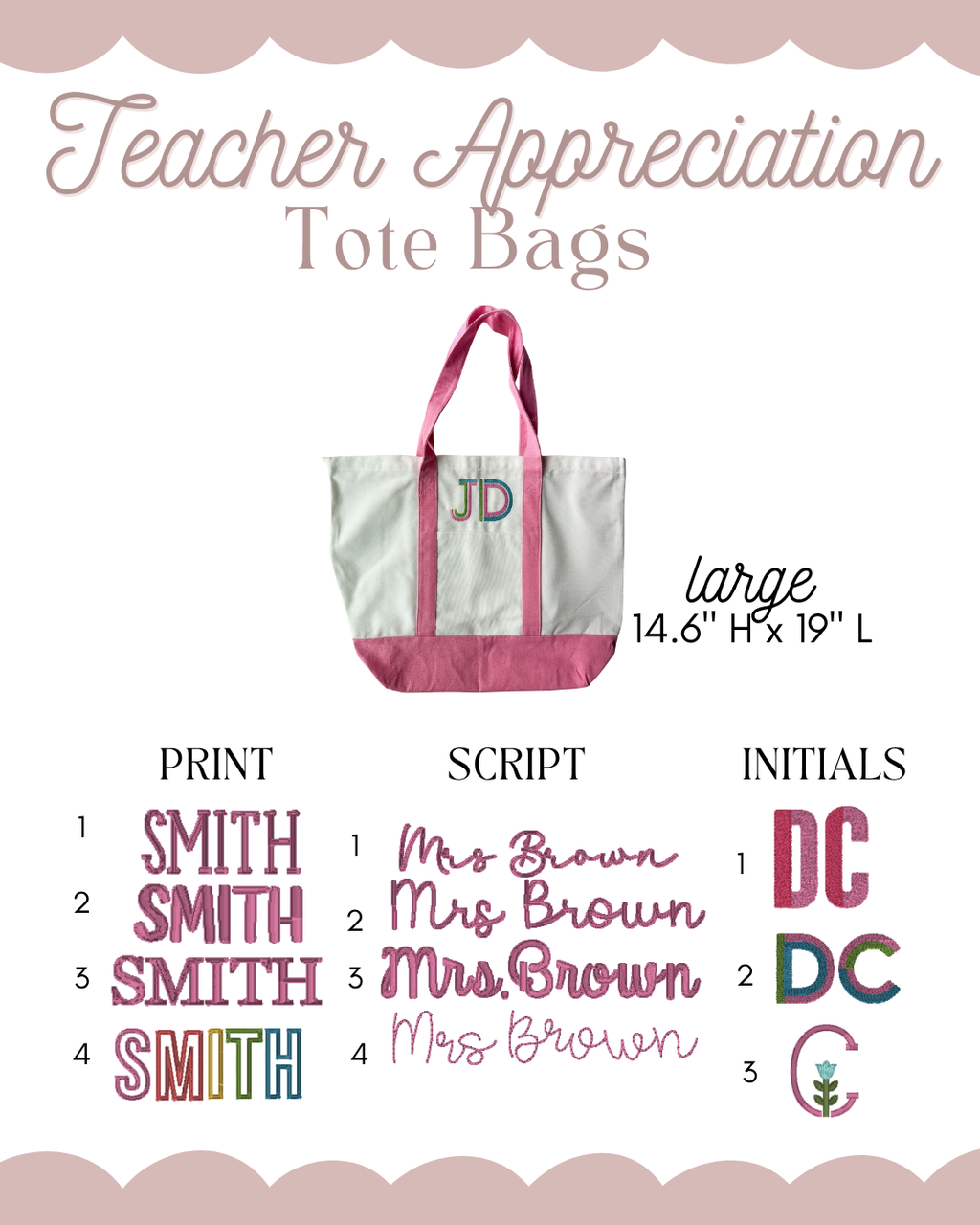 Teacher Appreciation Tote Bag