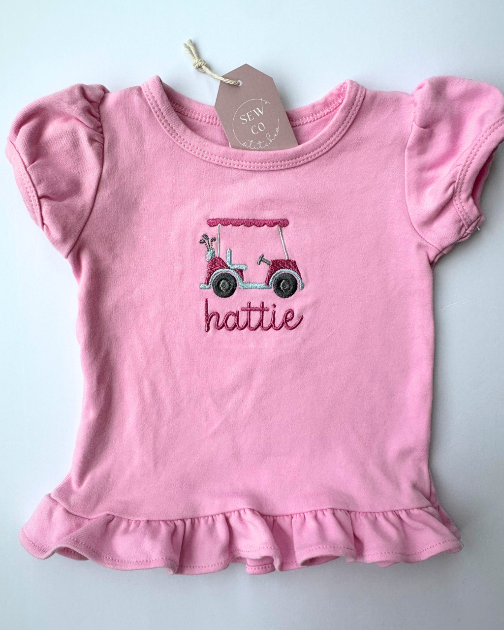 Girls Golf Cart Shirt