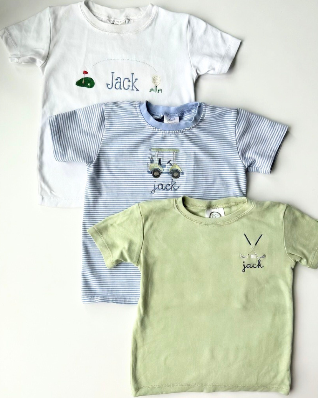 Boys Golf Shirt Set